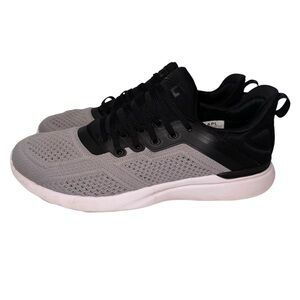 APL TechLoom Knit Slip-On Sneaker - Gray/Black